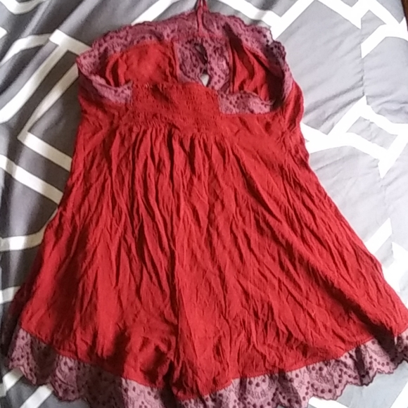 Free People Run the Heart Romper - Picture 6 of 7